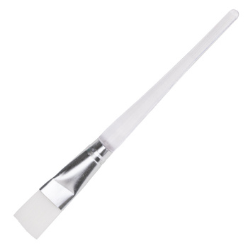 Pinceau transparent de 17 cm pour appliquer un masque sur le visage
