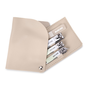 Lot de 4 accessoires de beauté pour manucure et pédicure, vert clair