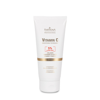 Gommage éclaircissant vitaminé Farmona Vitamin C elixir shot 5 % 200 ml