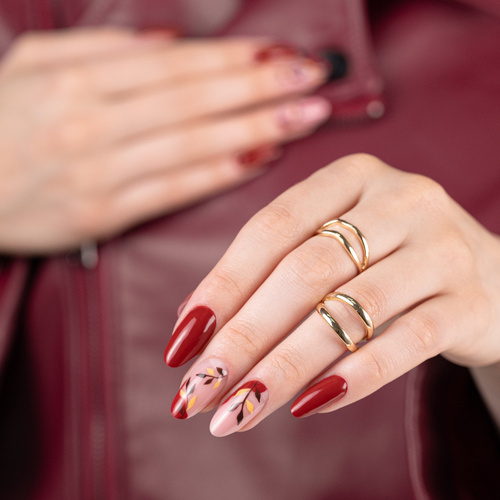 5+1 Free LED/UV Gel Polish The Trend Edit No. 300 Dark Chocolate MollyNails HEMA/Di-HEMA Free 8 g + FREE Color Chart