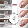 Stempel stempelek silikonowy do blaszek Molly Nails z regulowaną wielkością wzoru i ściągaczką