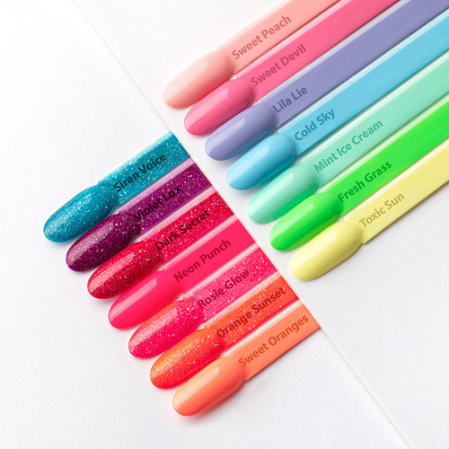 LED/UV-Hybridlack „Gel Polish“ AlleLac x Rosie Beauty „Spring Vibes Cold Sky“, HEMA/Di-HEMA-frei, 6 g
