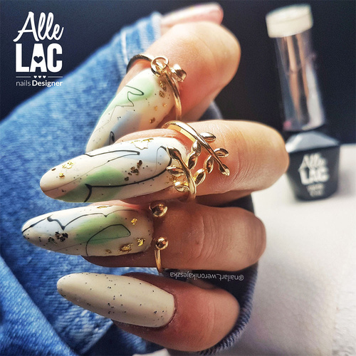 5+1gratis Lakier hybrydowy AlleLac Macaroons & Muffins Collection 5g Nr 113
