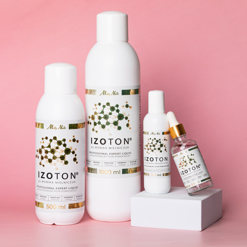 IZOTON® by Monika Mielniczuk Molly Nails profesjonalny płyn pomocniczy dehydratacja adhezja manicure inhibicja acrylo-gel 100ml