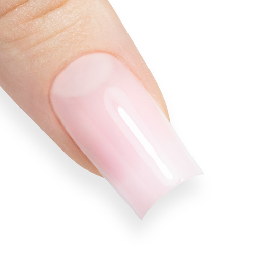 Budujący żel samopoziomujący twardy średniogęsty builder gel self leveling Molly Nails Faded Pink HEMA/Di-HEMA Free 50 g