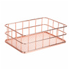 Metalowy organizer koszyk rose gold Nr 1