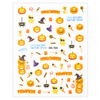 Autocollants pour ongles fins et adhésifs Halloween DD-764