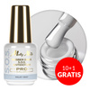 10+1 gratis: Kautschukbasis für flexible Nägel zur Verzierung S.O.S. Antidotum Pro Salon Molly Nails Milky Way 15 g