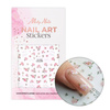 Autocollants pour ongles : fleurs et inscriptions CA-362 MollyNails