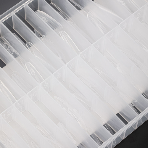 Double sandwich dual forms for nail construction Sandwich dual forms oval W557 Molly Nails 240 pcs