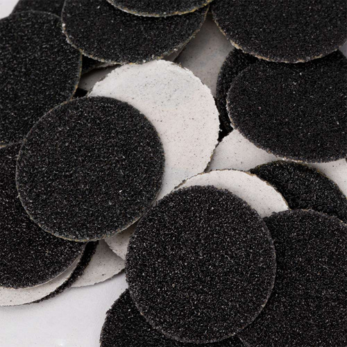 Replacement abrasive discs, 80 grit, for PodoDisk, size M, 20 mm, 50 pcs