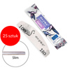 25sztuk Pilnik mini do pedicure Bezpieczny Pakiet łódka półksiężyc slim Aba Group 100/180 Eco