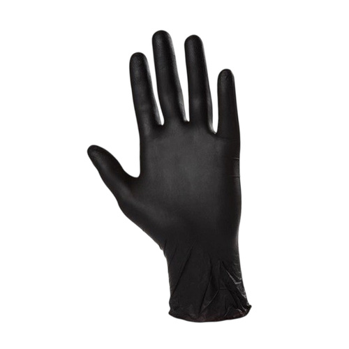 Rękawiczki nitrylowe bezpudrowe Master Glove PF Standard Rozmiar L czarne 100 szt