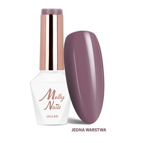 LED/UV-Hybridlack „Gel Polish Business Class“ Nr. 317 Deep Taupe von MollyNails, HEMA/Di-HEMA-frei, 8 g