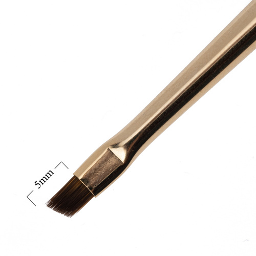 Gelpinsel „Slanting Line“, schwarz, schräg, Borstenlänge 5 mm, Laskovska Brushes
