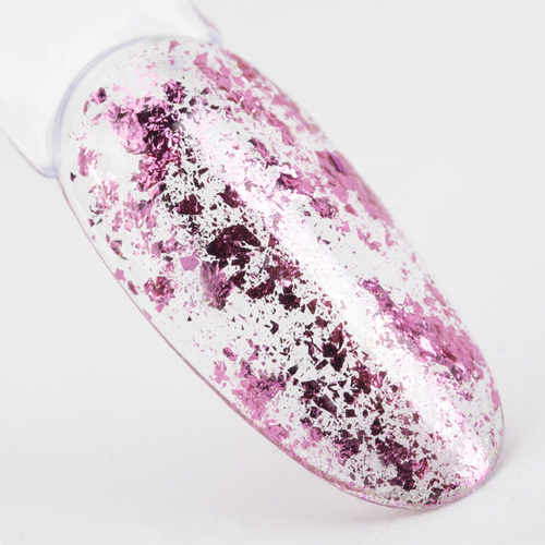 Nagelstaub Metallic Alu-Flocken Allepaznokcie faszinierendes Rosa 0,2 g Nr. 4