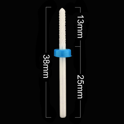 Fresa cerámica para cutículas Small Barrel Ball M 3/32" mediana