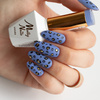 Lakier hybrydowy Molly Nails Blue Sky Purple Blue HEMA/Di-HEMA Free 8g Nr 115