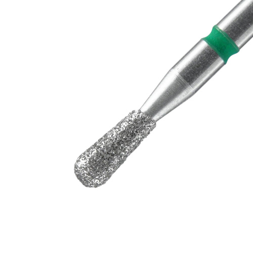 Fresa diamantata a fiamma affilata rossa Staleks Expert 2,3/8 mm