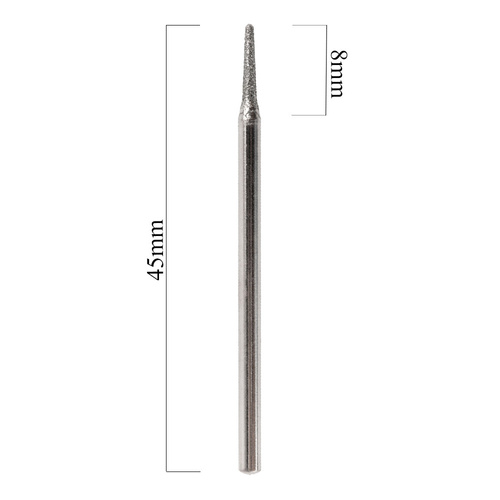 Fresa diamantada para cutículas, resistente L0207D C
