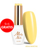 5+1gratis Lakier hybrydowy LED/UV Gel Polish Sorbet Nr 290 Lemon Cream Molly Nails HEMA/Di-HEMA Free 8g