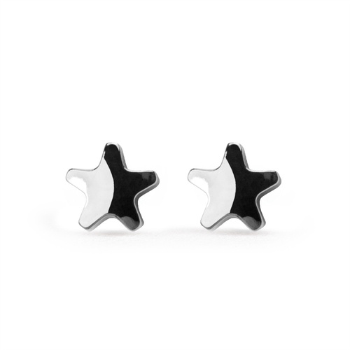 Pendientes Studex Plus de plata con forma de estrellas