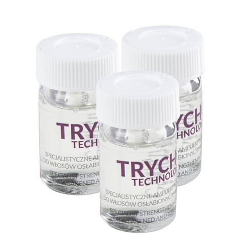 Ampollas especializadas fortalecedoras para cabello debilitado y con caída Farmona Trycho Technology 10x5 ml