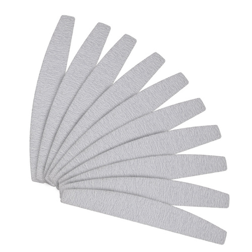 Ekologiczny drewniany pilnik do paznokci łódka slim 100/180 zebra 1szt