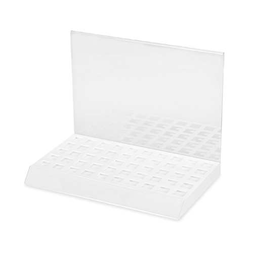 Expositor para 50 esmaltes híbridos MollyNails, blanco (vacío)