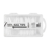 Tipsy do szybkiego przedłużania paznokci Nail Tips NTN Premium ballerina krótka kieszonka 100 szt