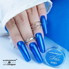 Дзеркальний пил для декорування нігтів Glass Effect Allepaznokcie Blue № 8