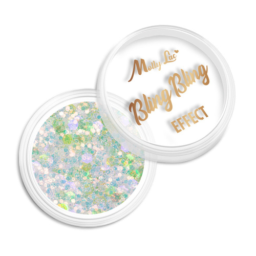 Pyłek do paznokci MollyLac Bling Bling Effect 1 g Nr 11
