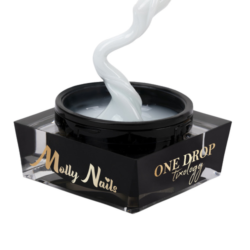 Gel modellante tissotropico MollyNails One Drop Tixology Silky White 15 g