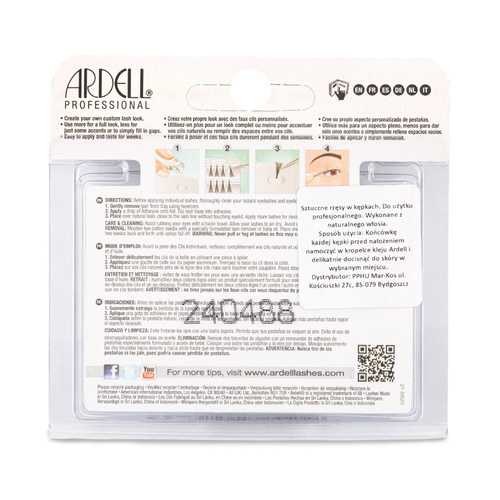 Faux cils Ardell Individual Duralash Regular Medium Black, 56 pièces