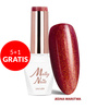 5+1 безкоштовно Гібридний лак LED/UV Gel Polish La Vie en Rouge № 323 Glow & Passion MollyNails без HEMA/Di-HEMA 8 г