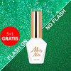 5+1 безкоштовно Гібридний лак Molly Nails Flashing Lights Neon Botanic Fever без HEMA/Di-HEMA, 8 г, № 646