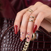 5+1gratis Lakier hybrydowy LED/UV Gel Polish The Trend Edit Nr 301 Burgundy Edit MollyNails HEMA/Di-HEMA Free 8g+ Wzornik GRATIS