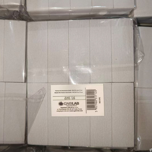 Polerka mini dwustronna Buffer 180/240 szara 50 szt