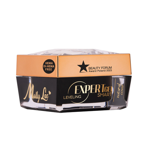 Expert Gel Smart Natural Cover Nagelaufbaugel von Monika Mielniczuk MollyLac, HEMA-/Di-HEMA-frei, 50 g
