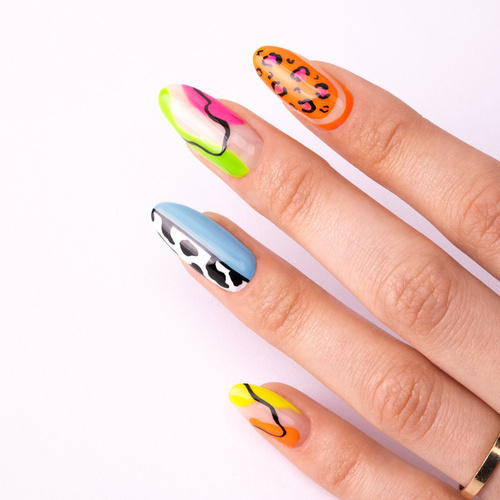 5+1gratis Lakier hybrydowy Molly Nails Blue Sky Baby Blue HEMA/Di-HEMA Free 8g Nr 110