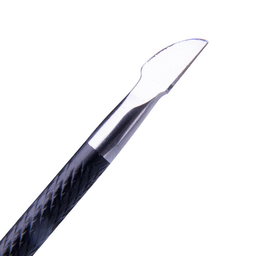 Ciseau à ongles professionnel double face pour manucure et pédicure, noir