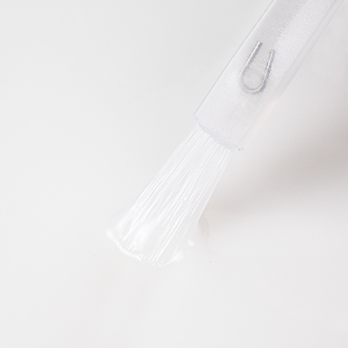 10+1 gratis Top Milky MollyNails, smalto lattiginoso no-wipe senza risciacquo, Milky White, senza HEMA/Di-HEMA, 10 g