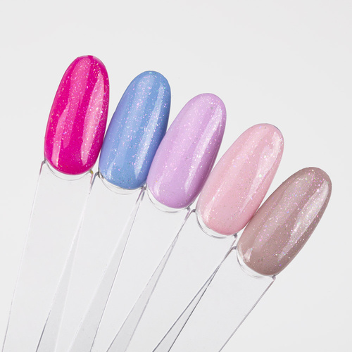 5+1gratis Top LED/UV no wipe brokatowy Molly Nails Sparkle Top Oh, Rio! 10g