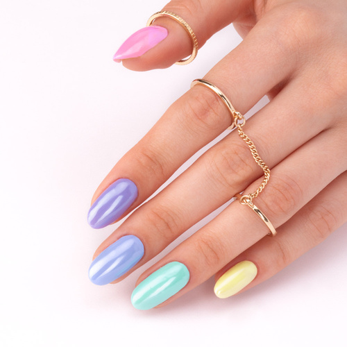 Lakier hybrydowy Molly Nails Yoghurt Lily Blossom HEMA/Di-HEMA Free 8g Nr 122
