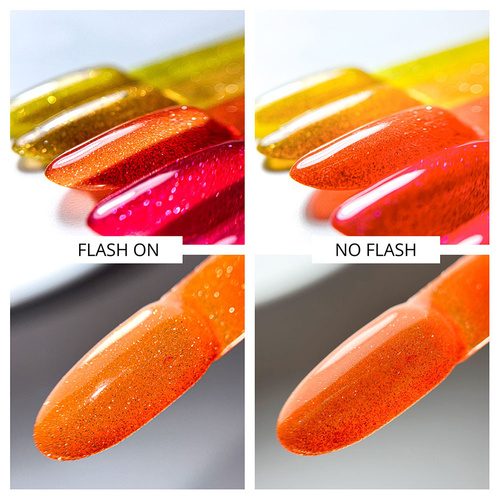 Vernis hybride Molly Nails Flashing Lights Neon Fizziness sans HEMA/Di-HEMA, 8 g, n° 642