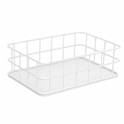 Metalowy organizer koszyk white Nr 3