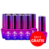10+1gratis Lakier hybrydowy MollyLac Mermaid Whispers Pearl Elixir 10g Nr 597