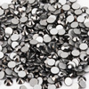 Strass per unghie in vetro SS10 Jet Hematite, circa 50 pezzi.