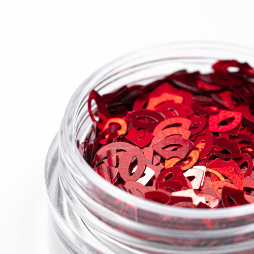 Décoration pour ongles « Bouches rouges » Molly Nails 2 g