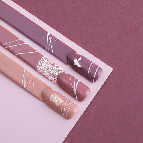 Plaque avec motifs pour tampons +100